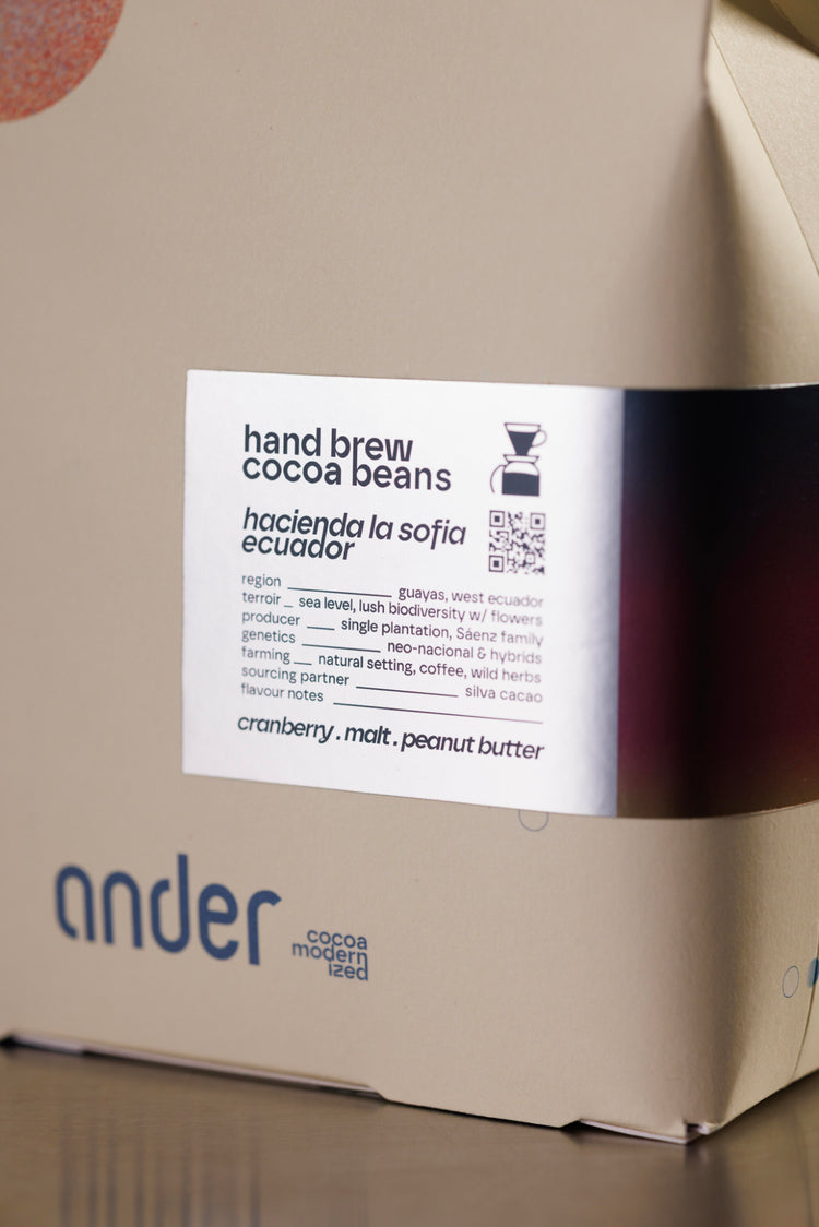 cold extraction . ECUADOR finca la sofia . fruit juice & sweet . 4*30g immersion bags