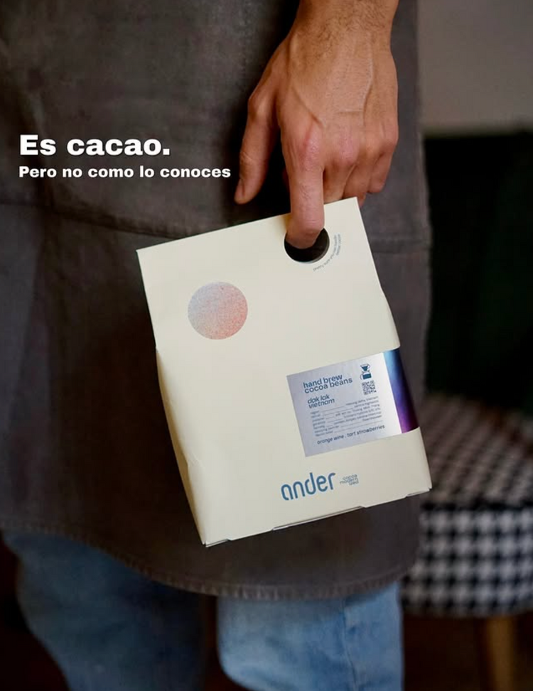 hand brew cocoa beans . VIETNAM . dak lak