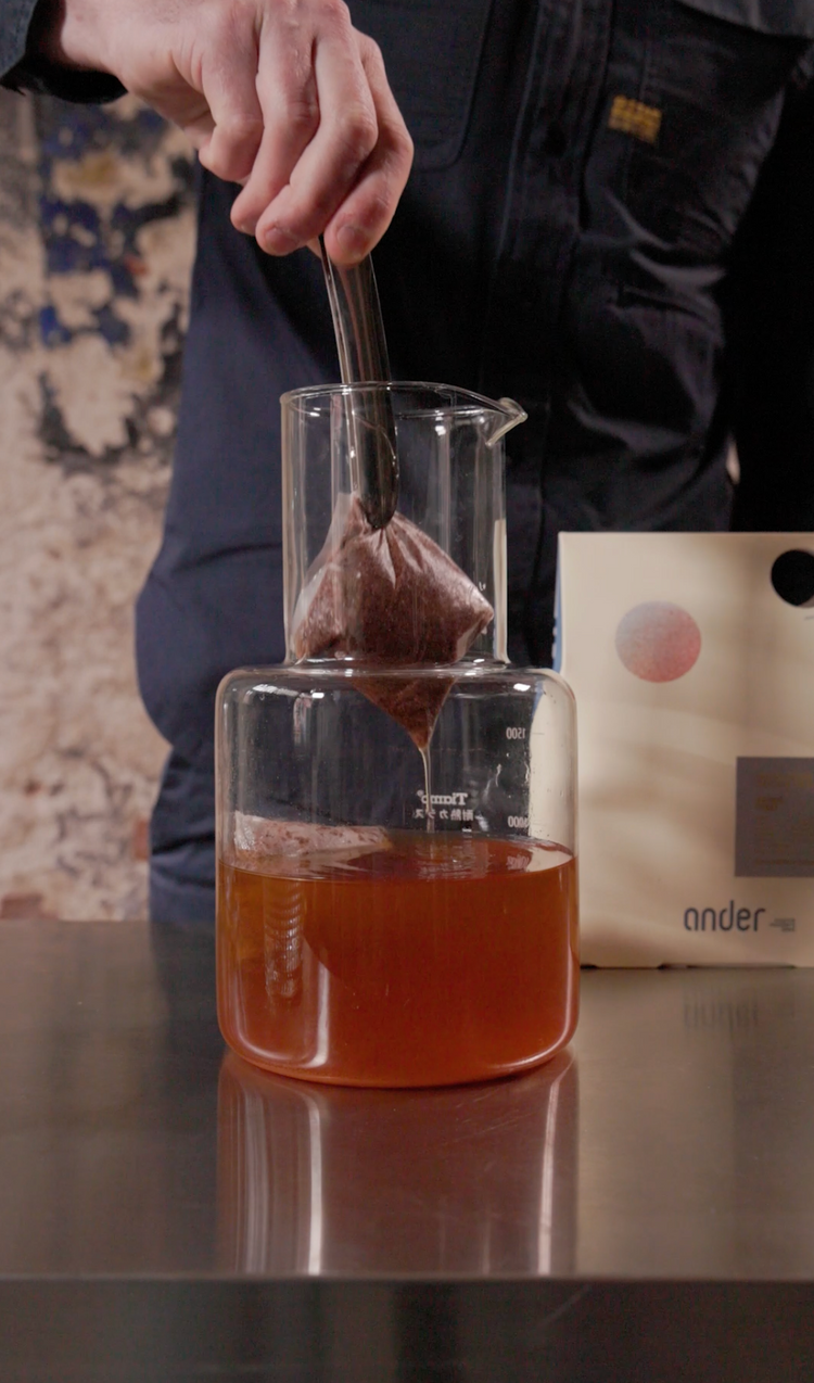 cold extraction . ECUADOR finca la sofia . fruit juice & sweet . 4*30g immersion bags
